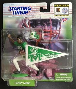 Randy Moss alineación inicial Marshall University Heroes of the Gridiron 1999 nuevo - Imagen 1 de 3