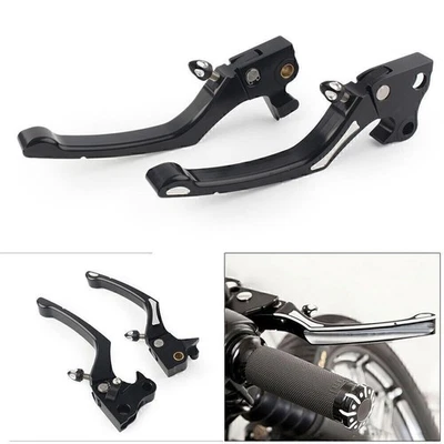 Motorcycle Brake Clutch Levers For Harley Sportster XL 883 1200 2004-13 Black - Image 1 of 4