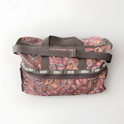 Bolso de Mano LeSportsac Grande 20" Fin de Semana Bolsa de Viaje Floral Paisley Foto 1 de 4