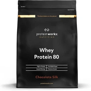 Protein Works Whey Protein 80 Low Calorie Shake Powder - Chocolate Silk 1 kg - Picture 1 of 5