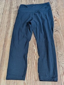Lululemon Align Crop Cross Waist Größe 6 schwarz 21" Schrittlänge Nulu Activewear - Bild 1 von 13