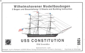 Editorial Möwe 12565 - EE. UU. Constitution, Old Ironsides, 1:250 - Imagen 1 de 1