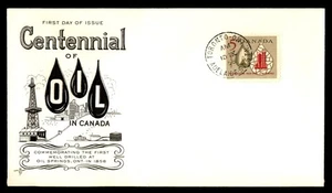 Mayfairstamps Canada FDC 1958 Oil Drops Factory Well First Day Cover aau_78061 - Picture 1 of 2