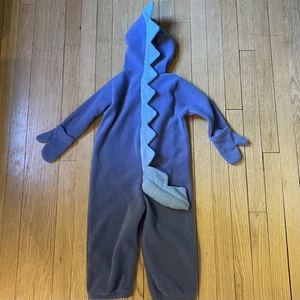 Old Navy Dinosaurier Halloween Kostüm 2T blau 1-teilig Unisex Kapuze Fleece Kleinkind - Bild 1 von 5