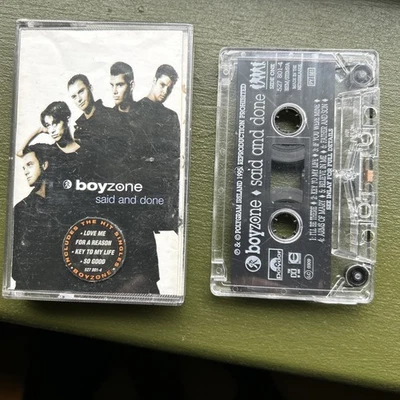 Boyzone - Said and Done - Cassette Tape Album With Hype Sticker excellent cond - Image 1 of 4