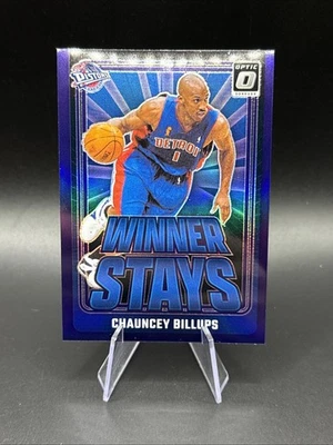2024-25 Panini Donruss Optic - Winner Stays Chauncey Billups #18 Purple Prizm - Image 1 of 2
