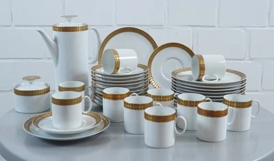 Porcelaine Thomas large bordure dorée différentes pièces au choix années... - Photo 1/4