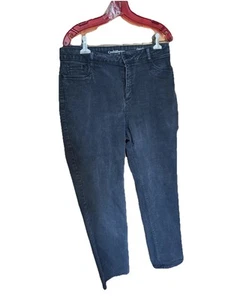 Croft & Barrow Stretch Classic Fit Straight Leg Jeans Women's 14 AVG Black - Picture 1 of 3