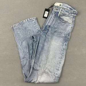 Rag & Bones Jeans Women 28 Blue Luna Alex Liquid High Rise Straight Lightweight - Picture 1 of 10