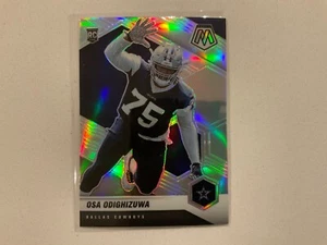 2021 Panini Mosaic Football Osa Odighizuwa Silver Prizm Rookie Card Cowboys - Picture 1 of 2