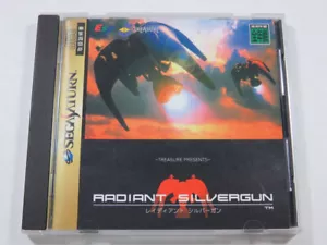 RADIANT SILVERGUN SEGA SATURN NTSC-JAPAN (COMPLETE WITH SPIN CARD- VERY GOOD CON - Foto 1 di 5