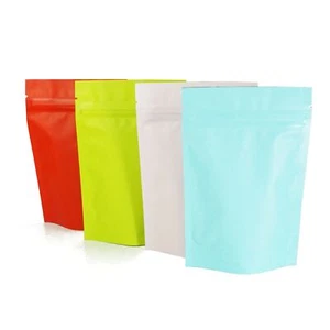 Bolsas de golosinas de pie de color para bocadillos, bolsas de Mylar Favor con sello de cremallera 100x - Imagen 1 de 18