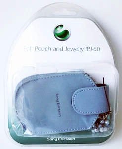 AUTHENTIC SONY ERICSSON GREY SOFT POUCH AND JEWELRY CASE IPJ-60 NEW SEALED ! - Picture 1 of 5