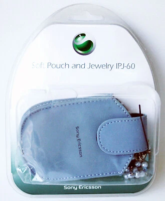 AUTÉNTICA BOLSA SUAVE SONY ERICSSON GRIS Y ESTUCHE JOYERO IPJ-60 ¡NUEVA SELLADA! Foto 1 de 4