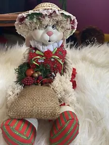 Christmas Around The World Flossie Bunny House Of Lloyd Porcelain Doll - Bild 1 von 6