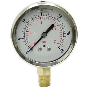 30 PSI 2.5" LF LM Gauge Dynamic CF1P-002-A 21-1246-A - Picture 1 of 1
