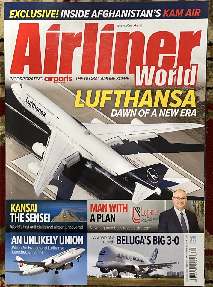 Airliner World UK Magazine Issue 302 September 2024 Lufthansa Foto 1 de 1