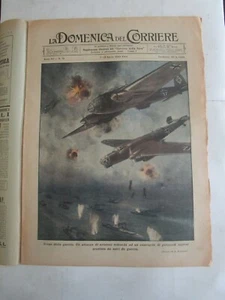 # DOMENICA DEL CORRIERE N 15 / 1940 AVIAZIONE/ TEDESCA CAMPARI/FESTE IN SARDEGNA - Foto 1 di 4