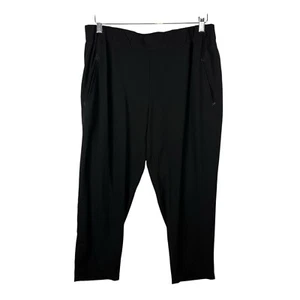 Guess Women's Size XL Dress Pants Straight Pants  Black Pull On Solid Workwear - Picture 1 of 11