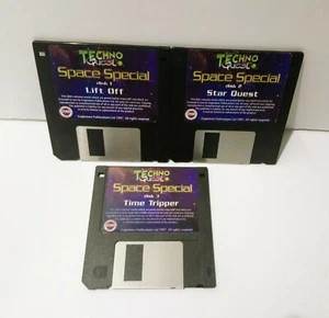 Techno Quest Space Special Disketten - Retro - seltenes Sammlerstück - Bild 1 von 2