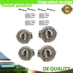 For 06-10 Jeep Commander 3.7L V6 4PCS Khaki & Chrome Inside Inner Door Handle - Picture 1 of 5
