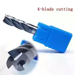 3/4" 4 FLUTE CARBIDE END MILL - REGULAR LENGTH - TiALN COATED - Picture 1 of 4