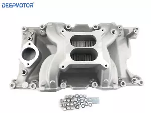 Air Gap Intake Manifold for 1967-2003 Small Block Chrysler Mopar 318 340 360 - Foto 1 di 7