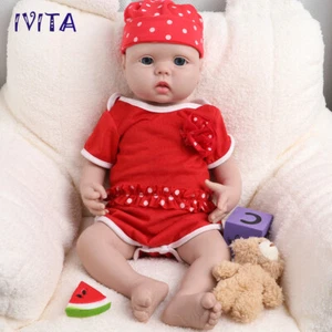 Children Playmate Toys 20" Handmade Baby Girl Lifelike Silicone Rebirth Doll - Picture 1 of 12