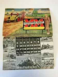 Vintage 1938 Minneapolis Moline Calendar and Yearbook - Bild 1 von 5