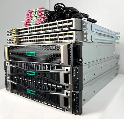 HPE DL380 Gen11 64Cores 16GB Dual Port FC 768GB RAM & MSA 2060 92TB SSD Solution - Image 1 of 4