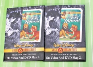 Walt Disney Gold Collection La Volpe e il Segugio Poster Promo PIN BACK, 2 - Foto 1 di 2