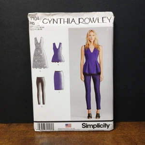 Simplicity 1104 Misses Sz 6-14 Dress Skirt Tunic Leggings Sewing Pattern  - Picture 1 of 3