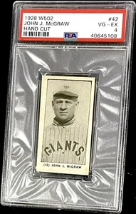 1928 W502 *JOHN MCGRAW* PSA 4 (HOF) *RARE* HOLD WHAT YOU GOT (ONE BAGGER) - Picture 1 of 2