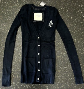 NUEVO Cárdigan Abercrombie & Fitch Mujeres Suave Acogedor Suéter Mangas Largas Talla (XS) - Imagen 1 de 2