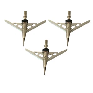 12PK Archery Hunting Compound Bow Arrow Broadheads 100 Grain 2 Sharp Blades - Picture 1 of 5