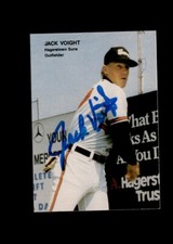 Jack Voight 1990 Best Hagerstown Suns authentic autographed card