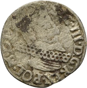 Polen Sigismund III. Dreigröscher 1622 Silber 1,5 g Original Münze #CFZ90 - Bild 1 von 2