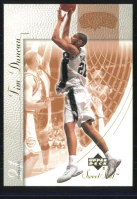 Tim Duncan 2002-03 Upper Deck Sweet Shot #74 San Antonio Spurs - Image 1 of 2