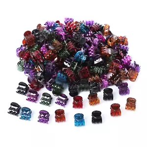 10/20Pcs/Set Plastic Small Size Hair Claw Girls Cute Mini Hair Clips Hair Access - Picture 1 of 9