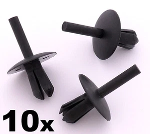 10x VOLVO enjoliveur plastique CLIPS- pour intérieur et extérieur pare-chocs, - Picture 1 of 1