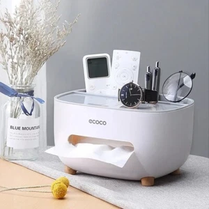 Ecoco Fernbedienung Organizer, Aufbewahrungsbox, Taschentuchbox, für Wohnzimmer - Bild 1 von 9