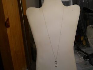 Estate Gold Pearl Necklace 14k White Gold Chain 14kt 21" Not Scrap .92G G9