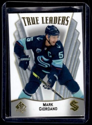 2021-22 Upper Deck Sp Authentic True Leaders Mark Giordano Seattle Kraken #TL3 - Image 1 of 2