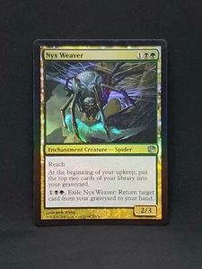 Nyx Weaver LP Foil MTG Journey into Nyx 153/165 B/G Ench Creature Delve EDH 001 - Picture 1 of 2