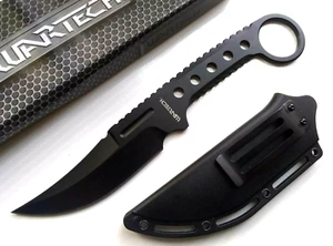 Concealed Carry 3.5 mm Thick Fixed Blade Full Tang Karambit Boot Knife Black - Picture 1 of 5