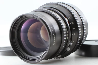 [Top MINT] Hasselblad Carl Zeiss Sonnar C 150mm f/4 T* Black MF Lens From JAPAN - Image 1 of 4