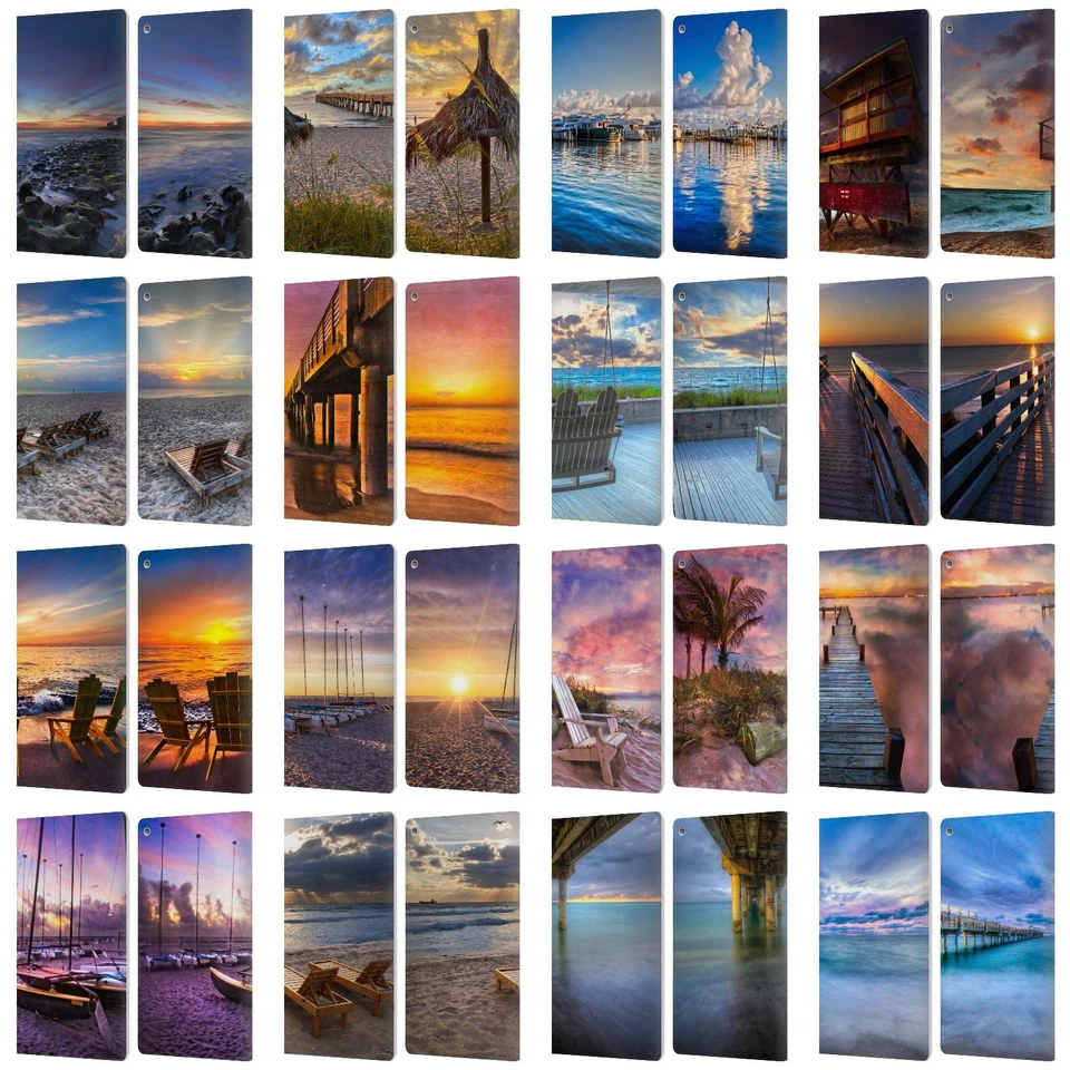 OFFICIAL CELEBRATE LIFE GALLERY BEACHES 2 LEATHER BOOK CASE FOR AMAZON FIRE - Image 1 of 4