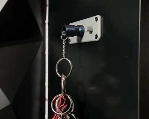Keychain Set: 10mm Socket Keychains + Wall Mount + Keyrings - Picture 1 of 5