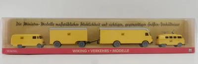 Wiking 1:87 PMS Verkehrsmodelle A.S.S Post 1 Themenset 189072 LKW Bus H0 Set OVP - Bild 1 von 4