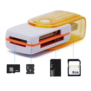 Useful 4 in 1 USB Memory Card Reader For MS MS-PRO TF Micro High Speed.f8 _pu - Zdjęcie 1 z 4